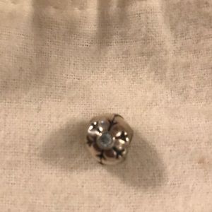 Pandora blue crystal snowflake charm
